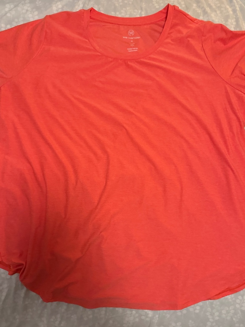 We Wander Coral WeFlex Performance Tee - 2X